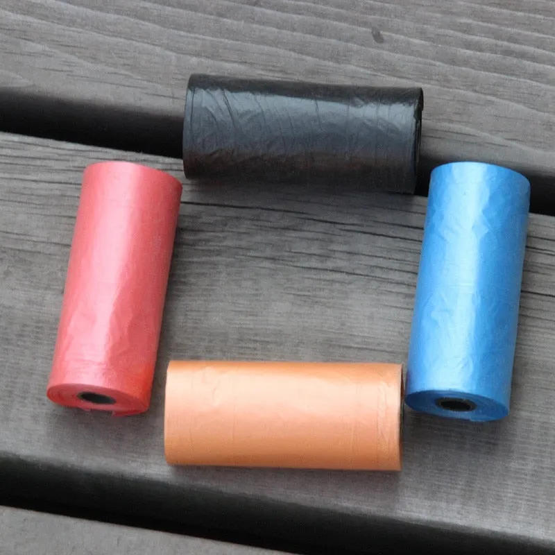 100pcs(5 Roll X 20pcs) Dogs Cats Poop Bag Biodegradable Garbage Pet Dog Waste Bags Dog Cat Cleaning Up Refill Garbage Bag