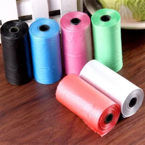 100pcs(5 Roll X 20pcs) Dogs Cats Poop Bag Biodegradable Garbage Pet Dog Waste Bags Dog Cat Cleaning Up Refill Garbage Bag