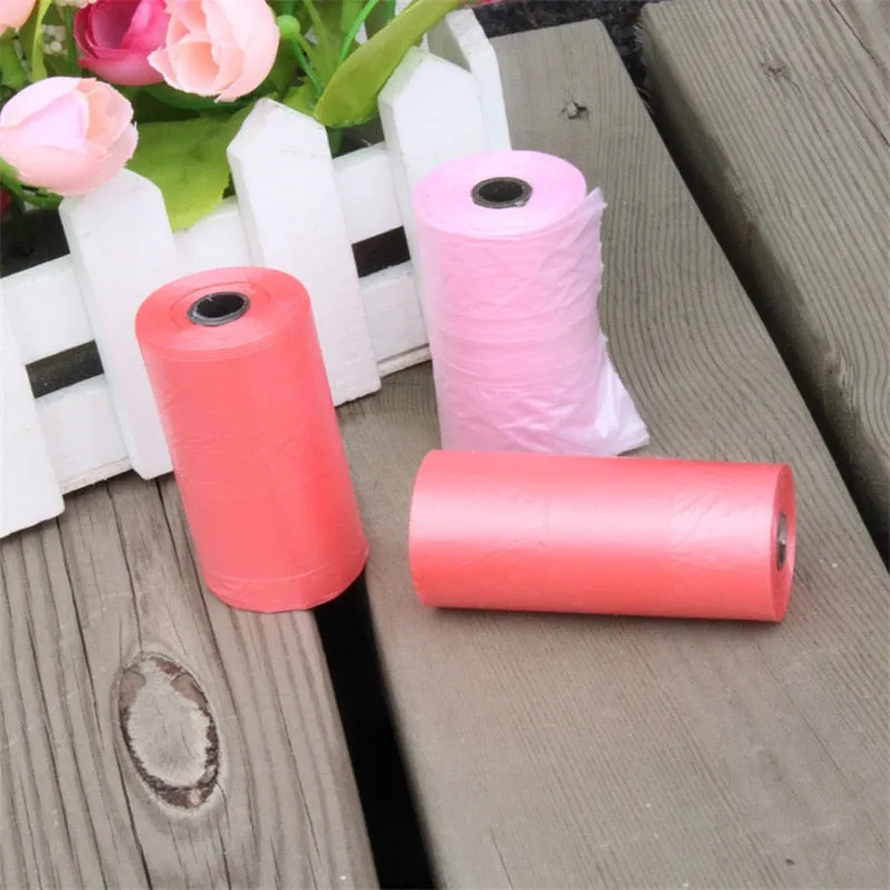 100pcs(5 Roll X 20pcs) Dogs Cats Poop Bag Biodegradable Garbage Pet Dog Waste Bags Dog Cat Cleaning Up Refill Garbage Bag