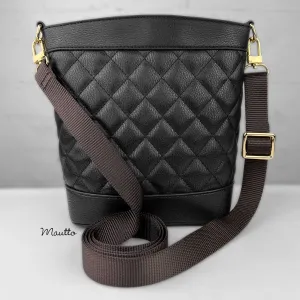 Adjustable Nylon Strap for Louis Vuitton (LV) Bags & Purses - Shoulder to Crossbody Length (34-55") - 1" Wide - U shape #16LG Clips