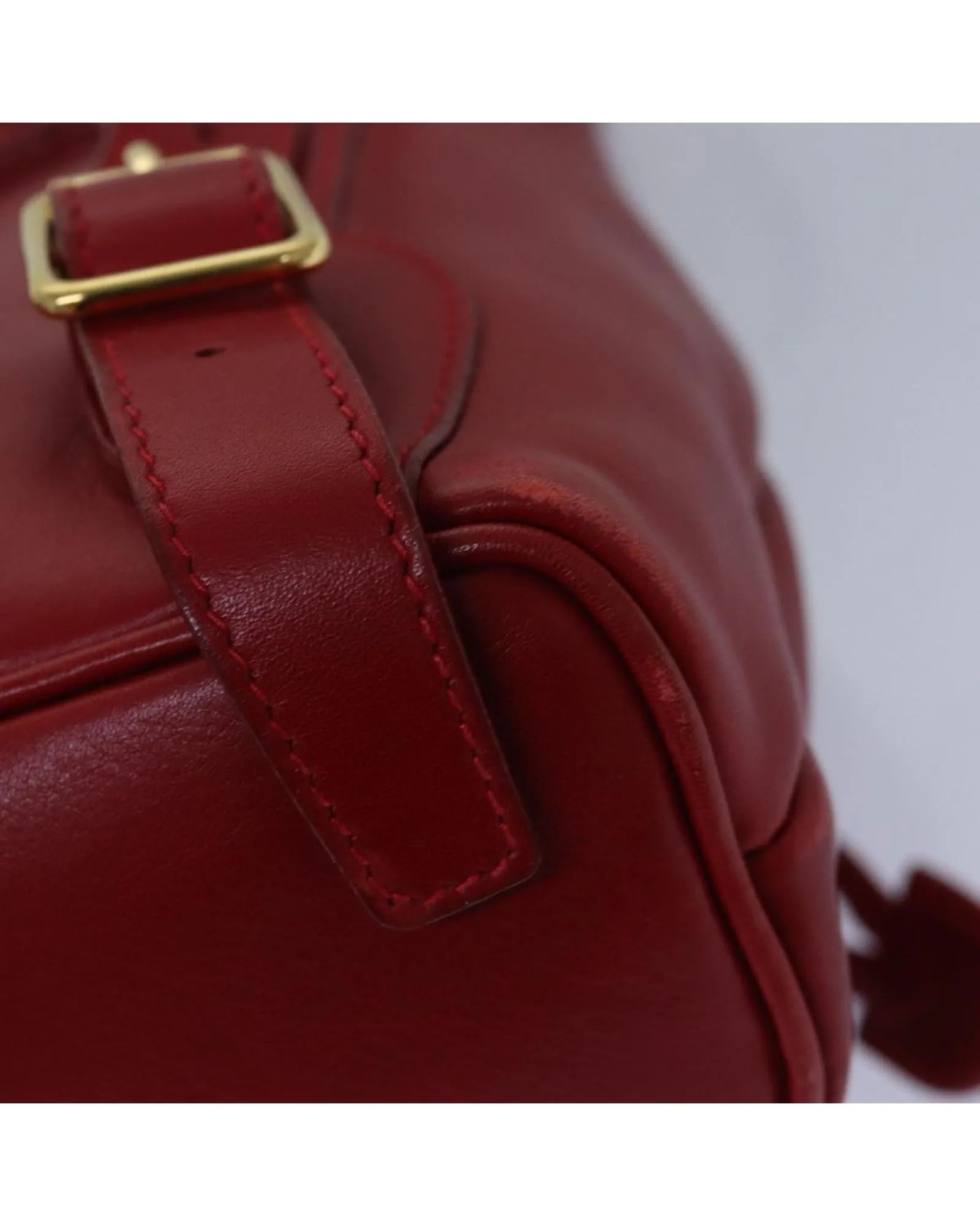 Bamboo Leather Backpack with Adjustable Straps and Multiple Compartments