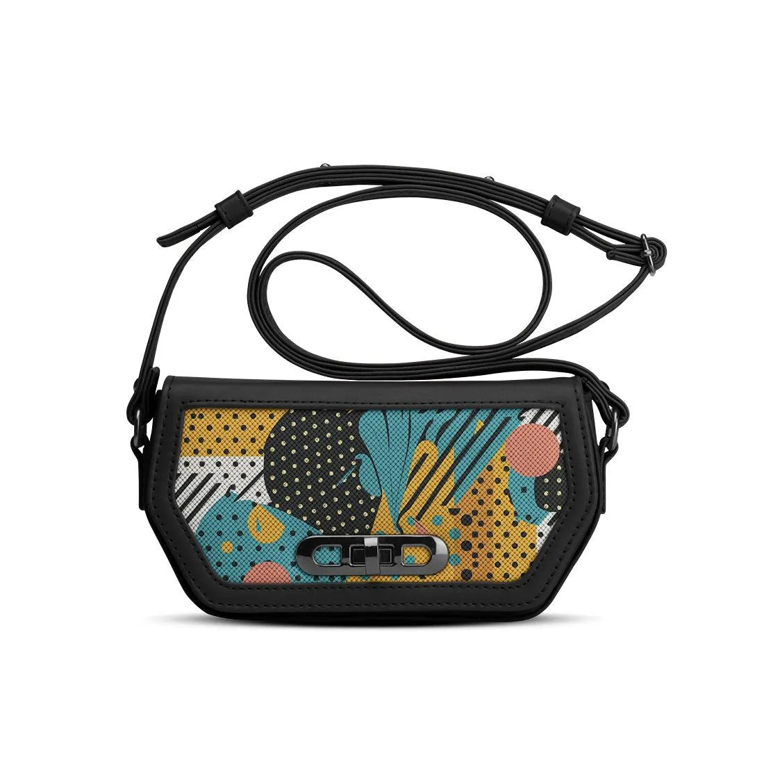 Black Swag Crossbody Sophisticated