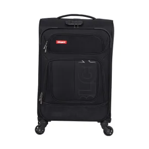 BLCK Trolley Luggage Bags Medium Suitcase for Travelling- Black