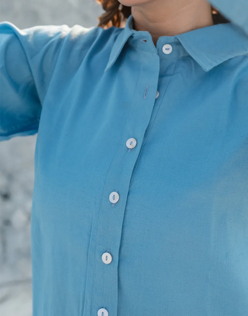Calm Blue  Shirt