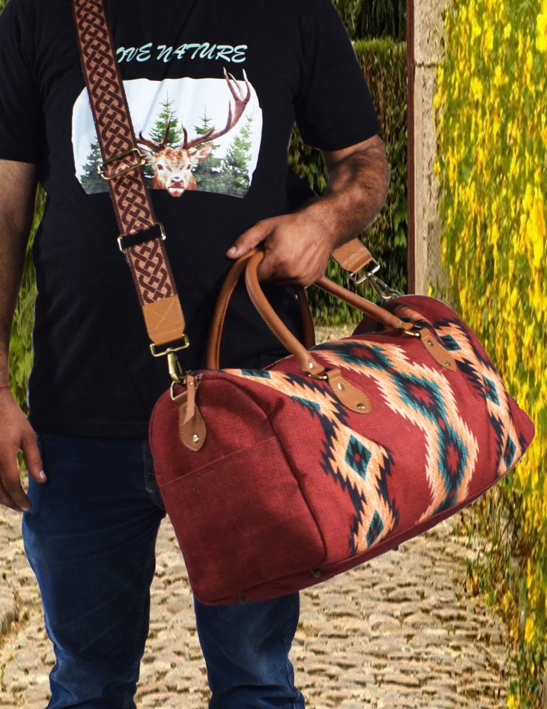 Canvas Duffel Bag, Design 4
