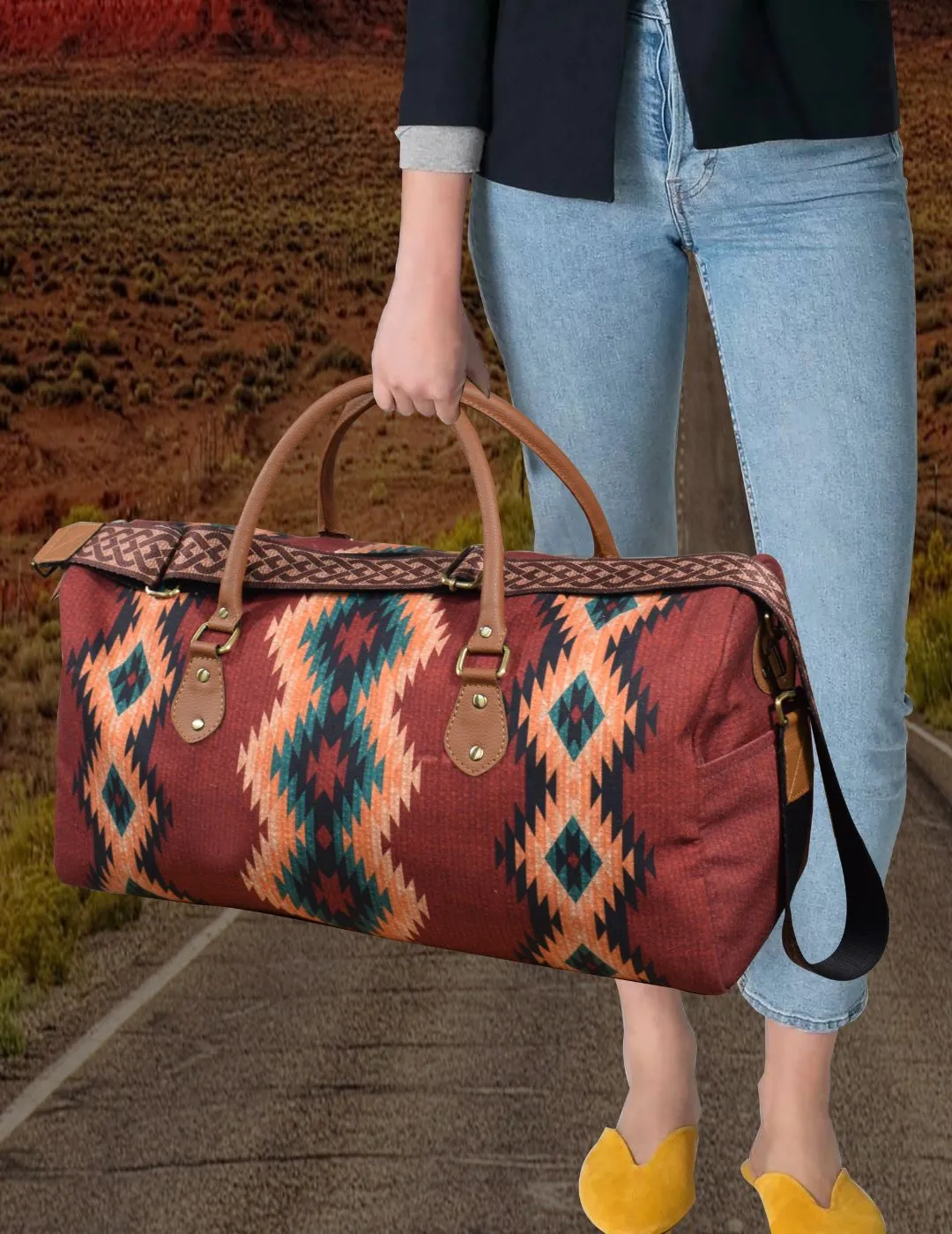 Canvas Duffel Bag, Design 4