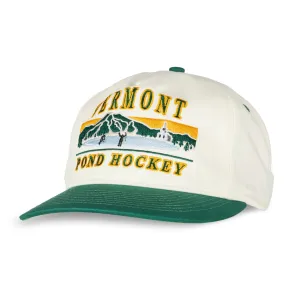 Celly Hockey Vermont Pond Hockey Snapback Hat - Cream