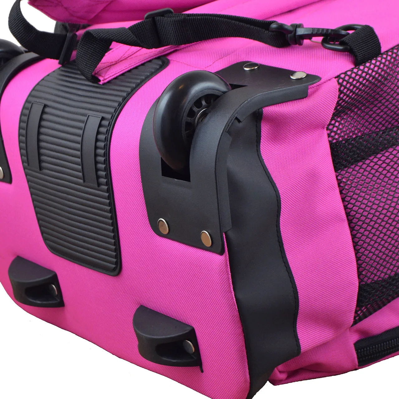 Colorado Avalanche Premium Wheeled Backpack in Pink