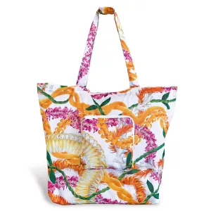 Delux Foldable Tote -- Leis of Aloha