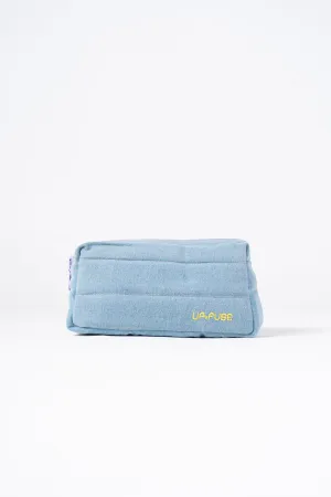 Denim Affair Pouch in Ice Blue