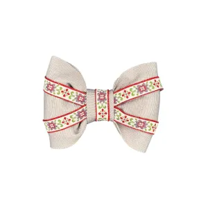 Dog Collar Bow: Elegant Floral Dog Collar Bow