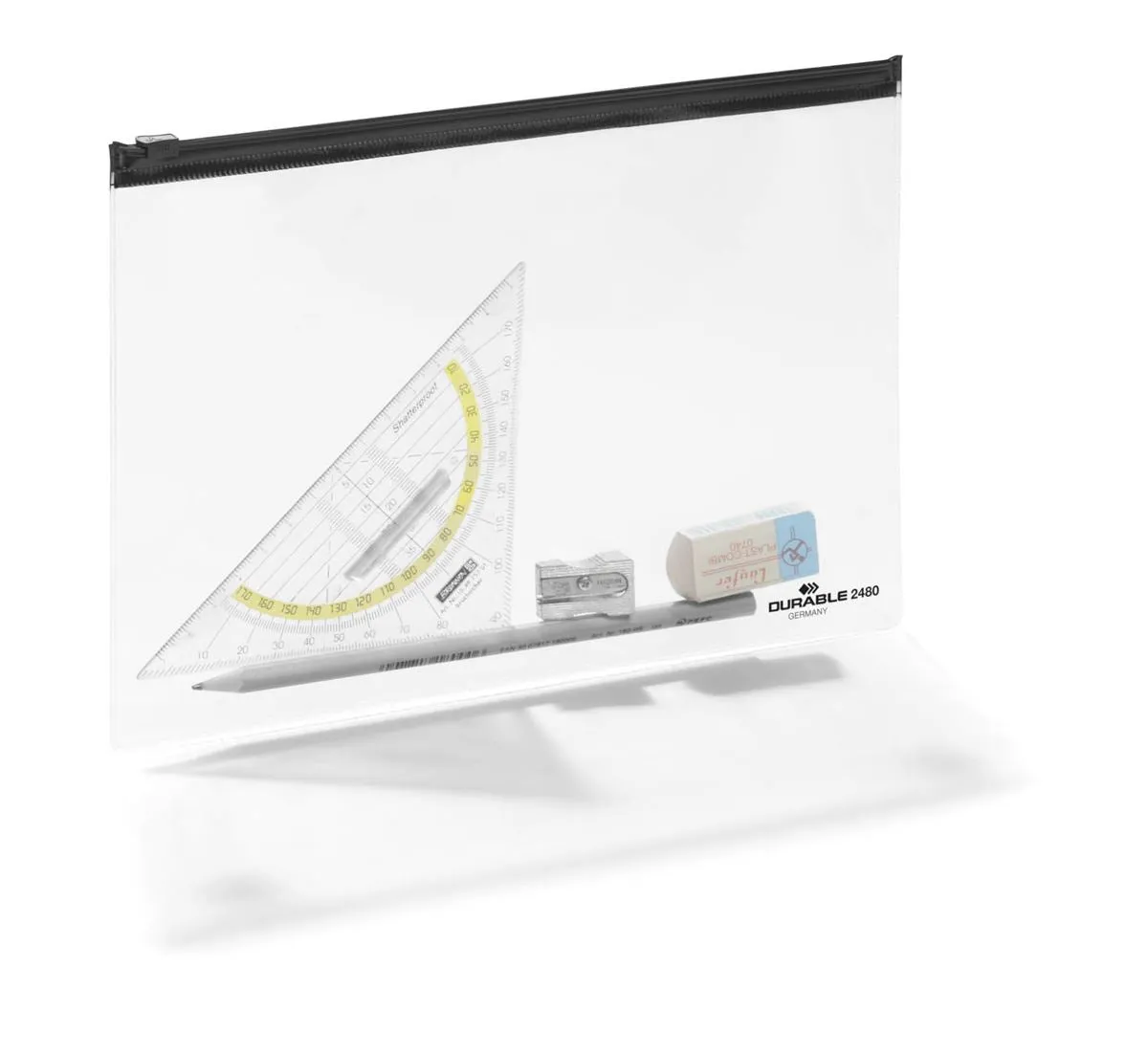 Durable Water Resistant Zip Lock Bags | 5 Pack | A5 Clear