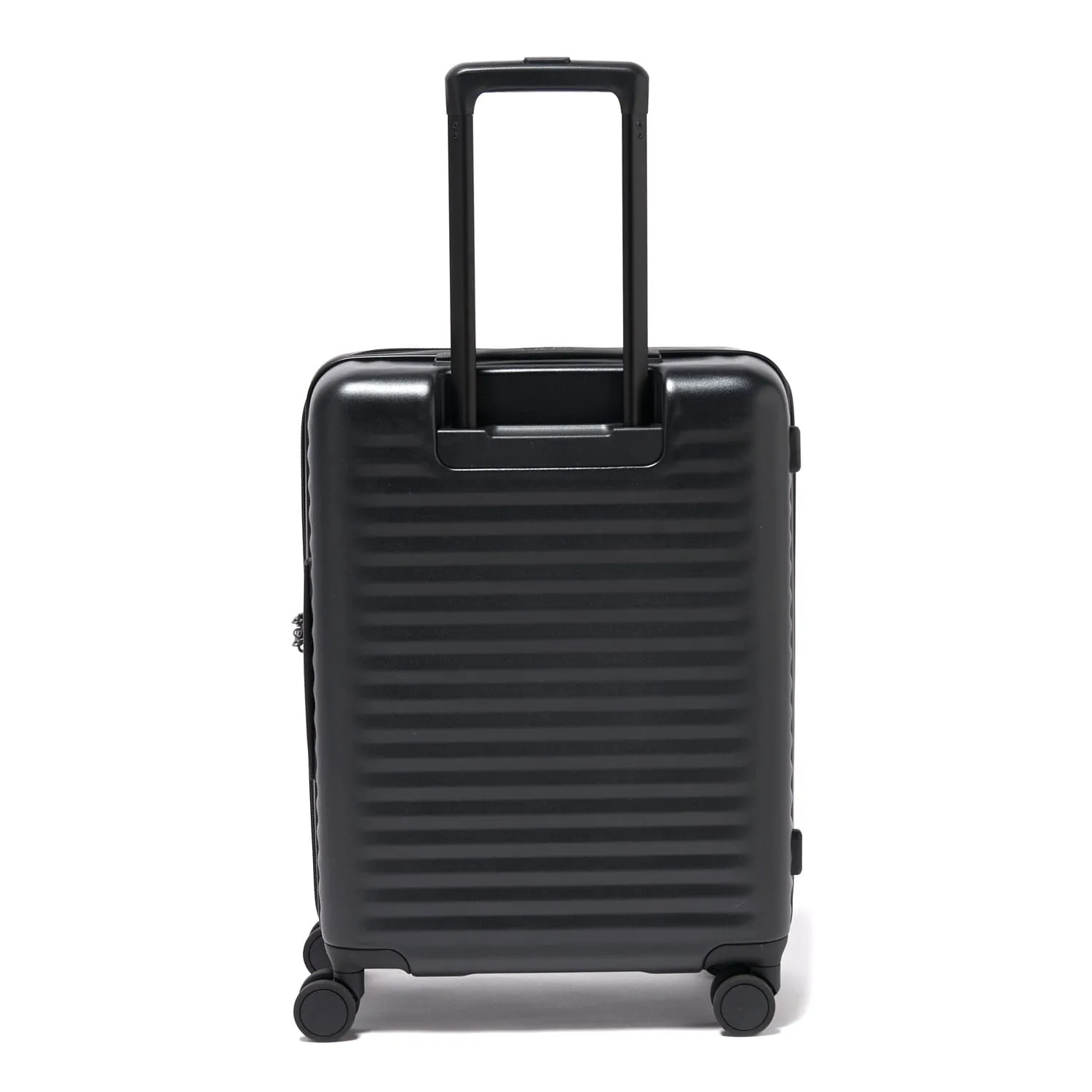 Echolac Celestra 54.5cm Hardcase Non-Expandable 4 Double Wheel Cabin Luggage Trolley Black - PC183 20 WOE Black
