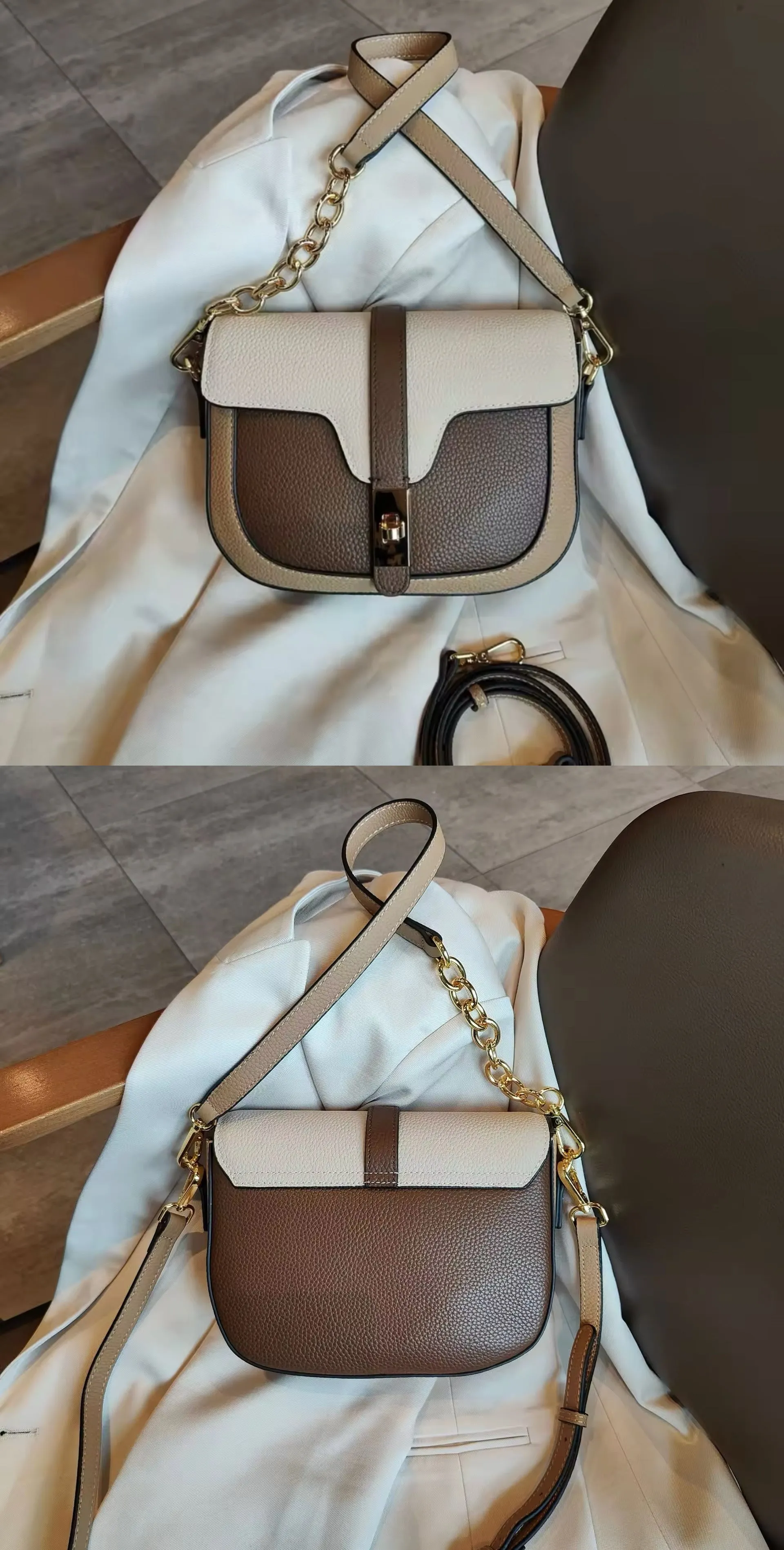 Elegant Women's Genuine Leather Handbag