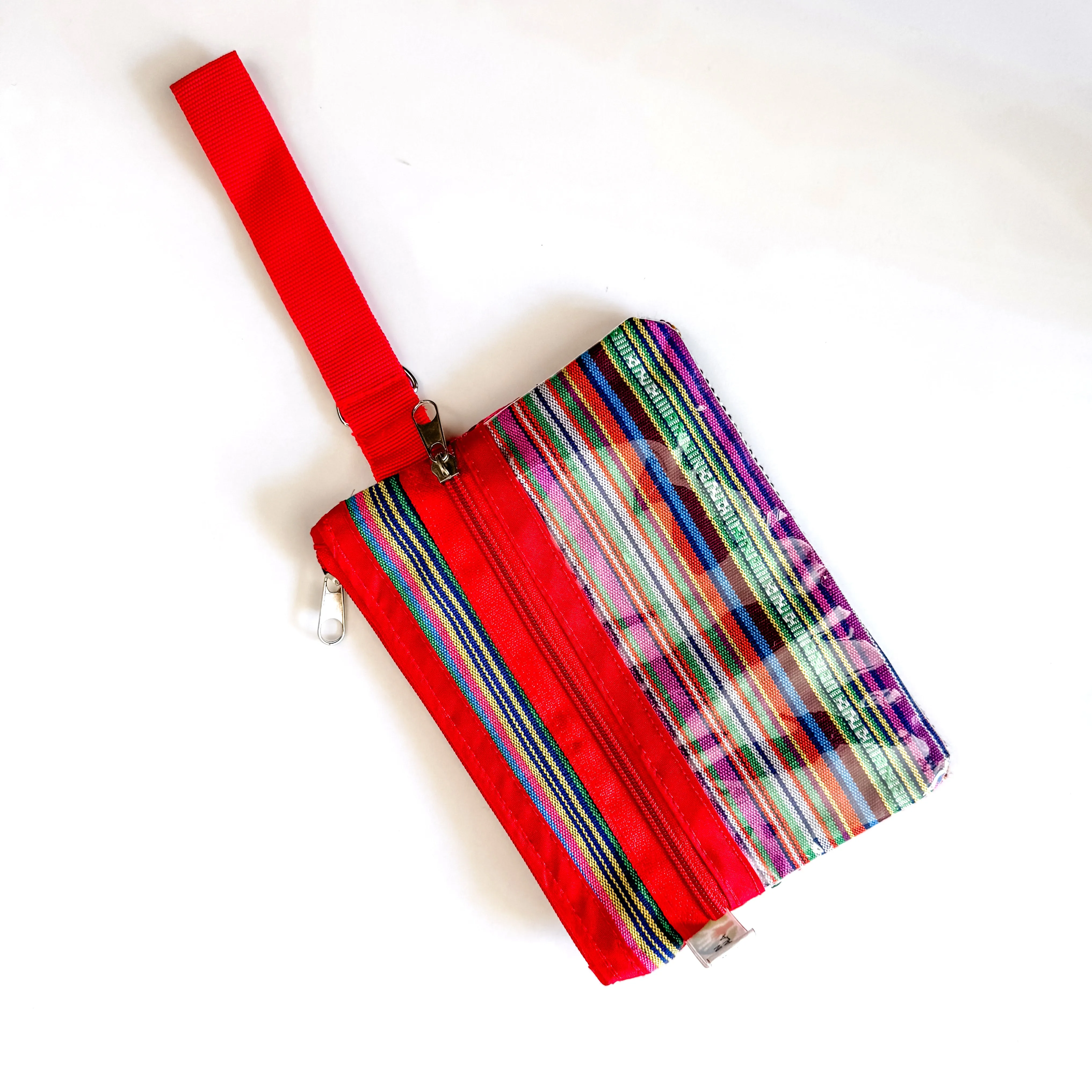 Embroidered Wristlet with Phone Sleeve