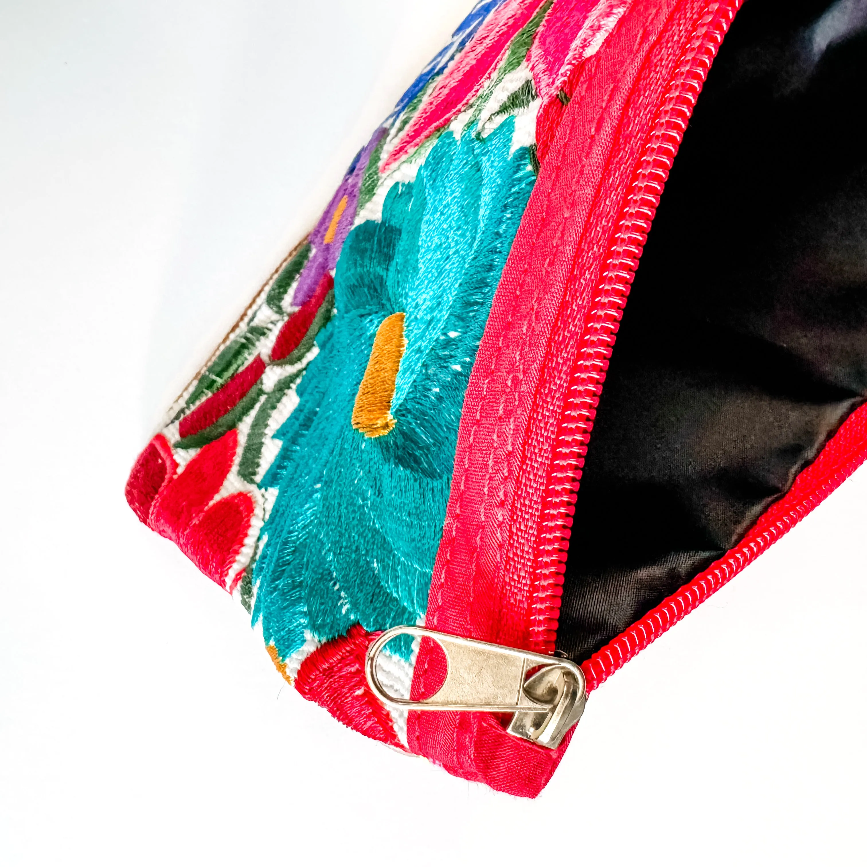 Embroidered Wristlet with Phone Sleeve