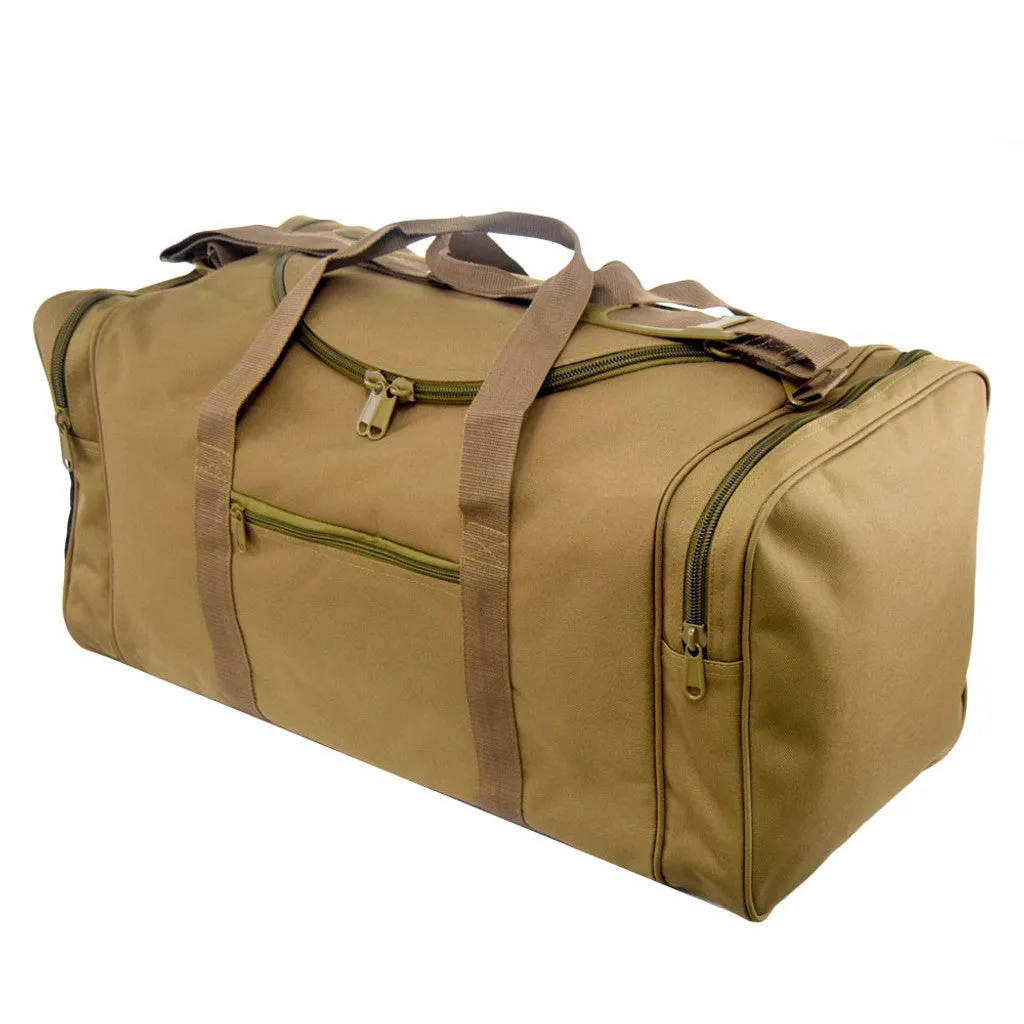 Flying Circle Large Square Duffel Bag