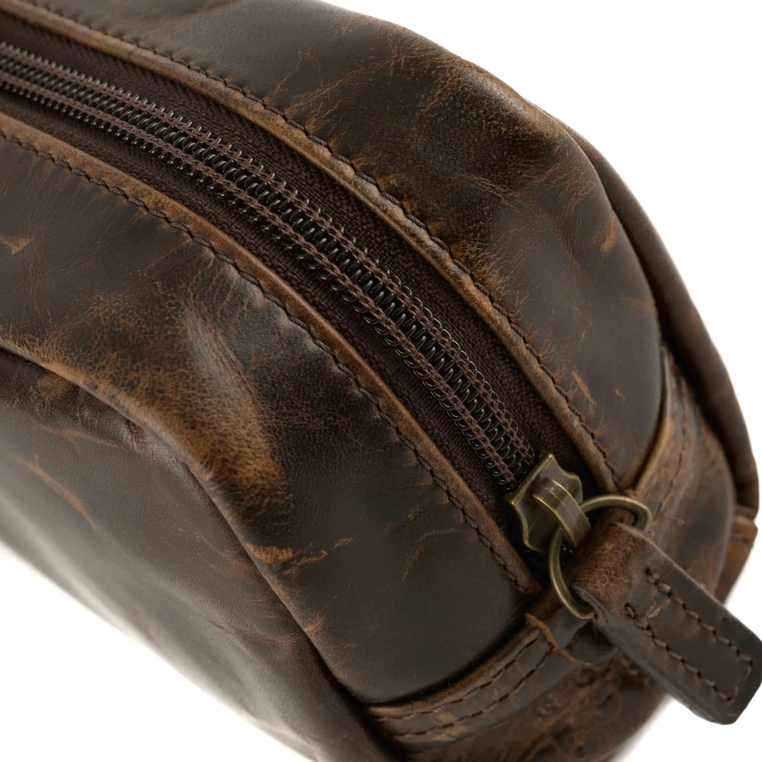 George Mini Wash Kit in Brompton Brown by Moore & Giles