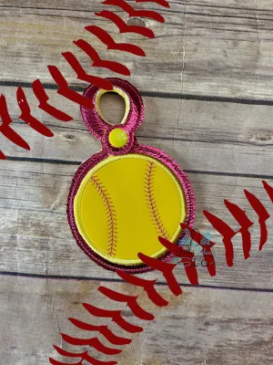 ITH Baseball or Softball Bag Tag fob