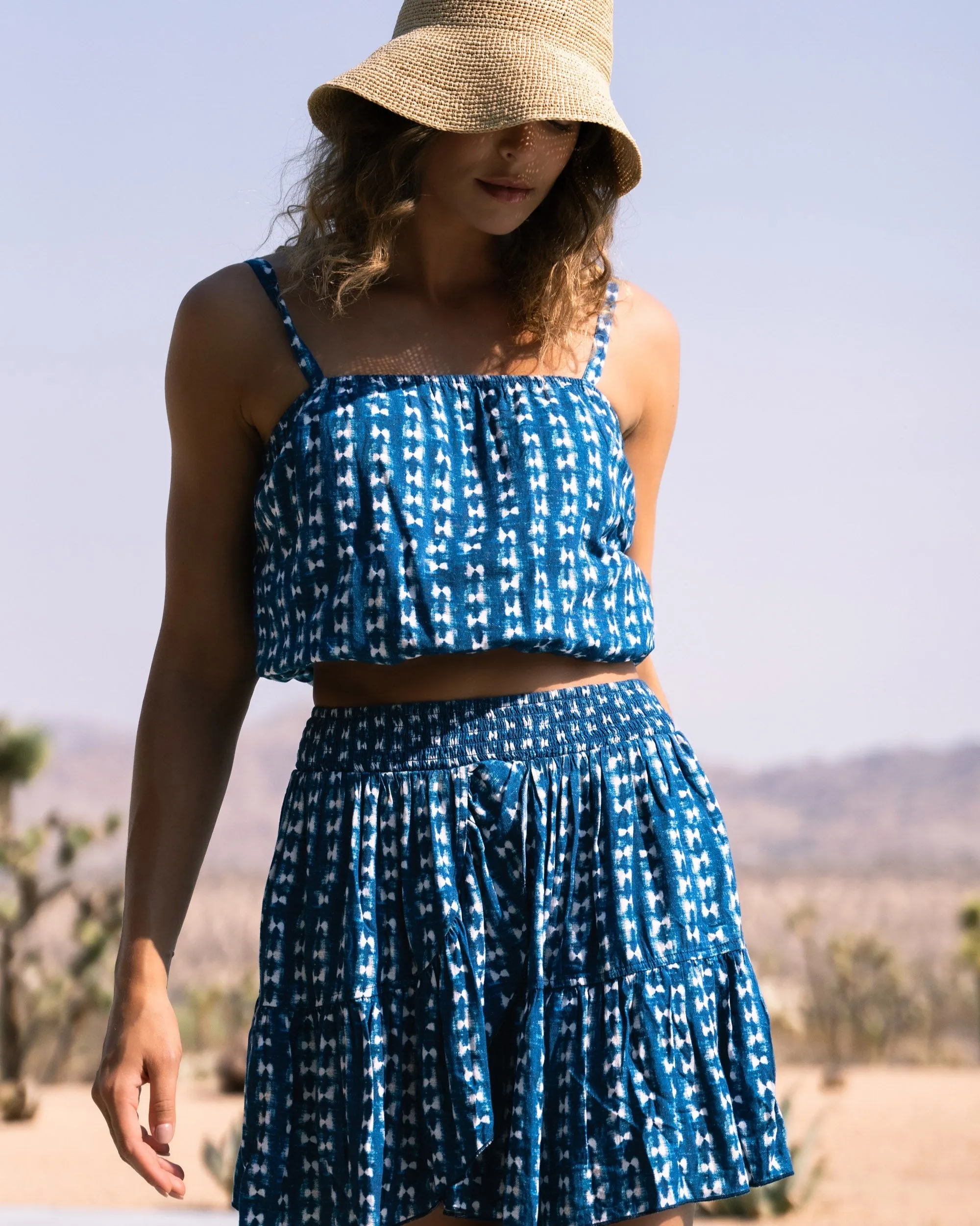 Izzy Skirt In Denim Tides