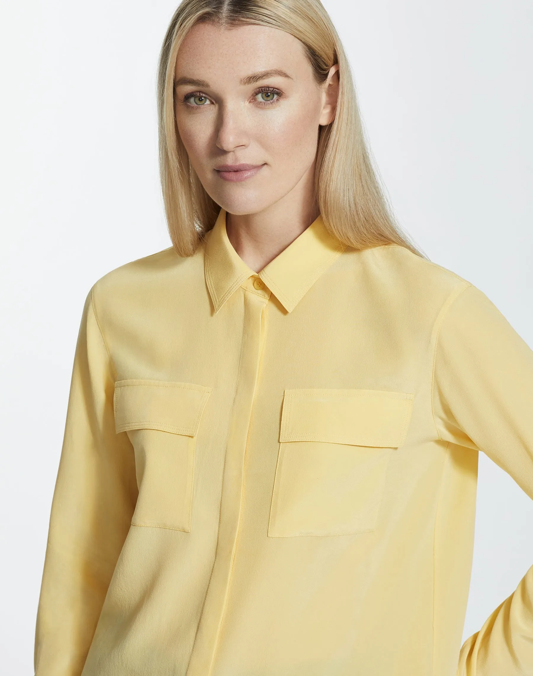 Lightweight Sandwashed Silk Zora Blouse