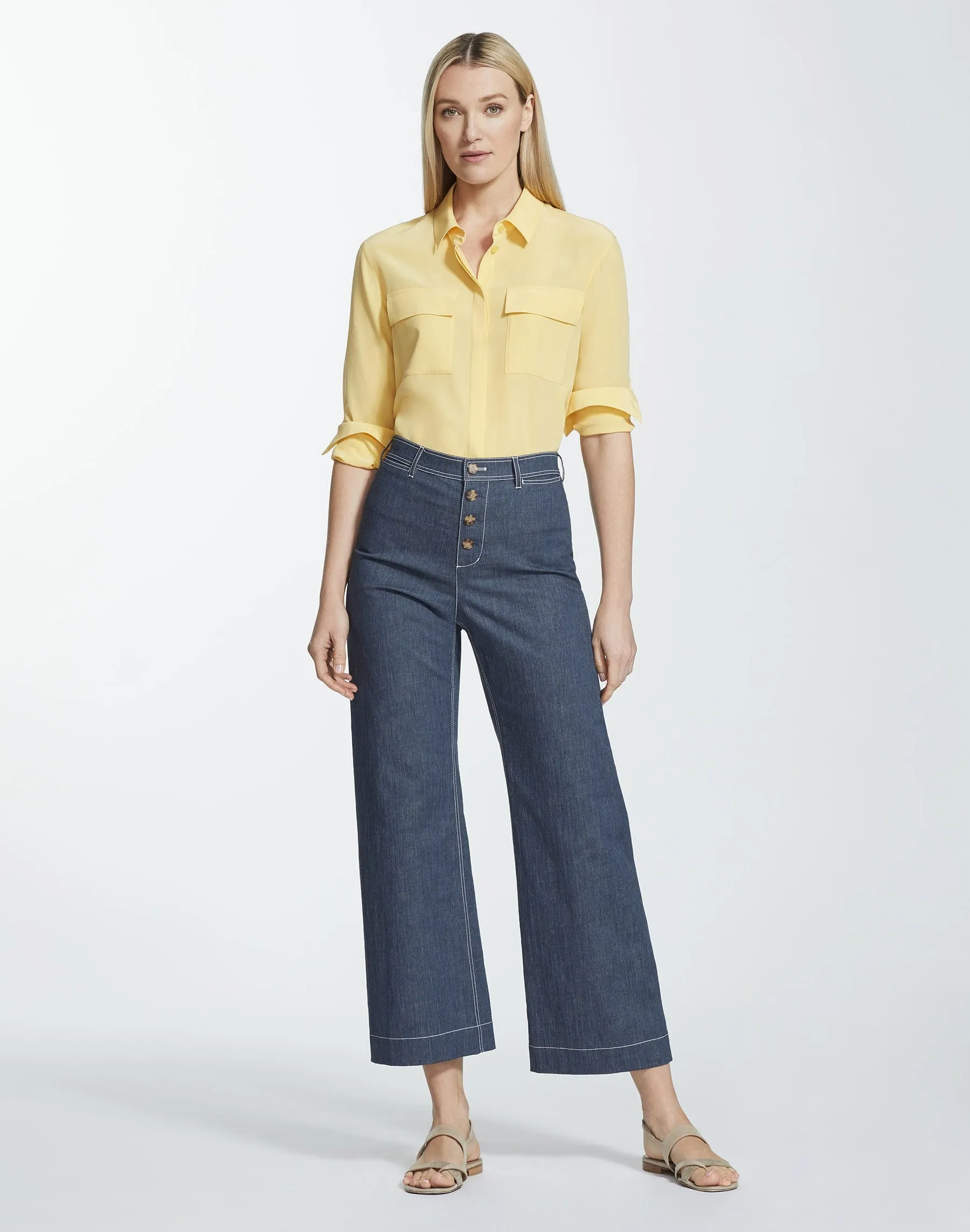 Lightweight Sandwashed Silk Zora Blouse