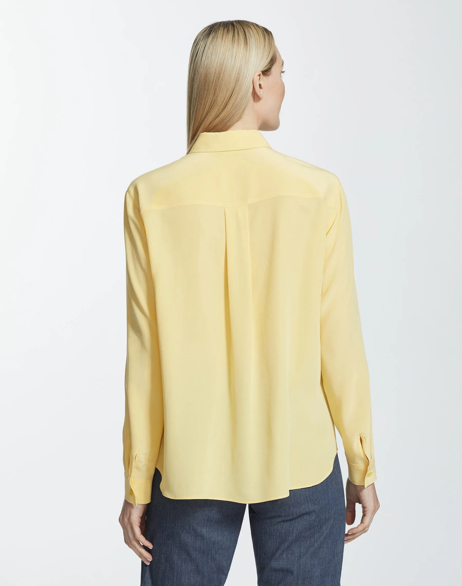 Lightweight Sandwashed Silk Zora Blouse
