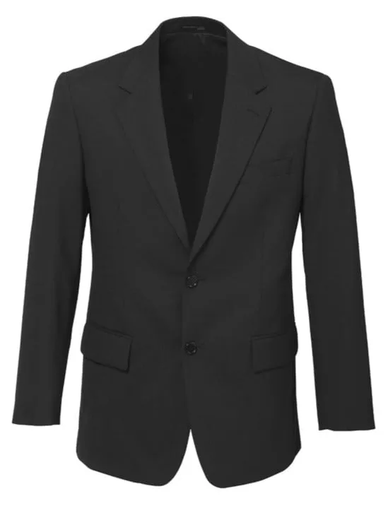 Mens Comfort Wool Stretch 2 Button Classic Jacket