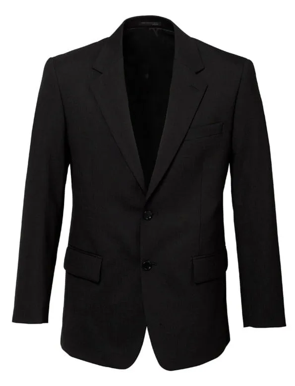 Mens Comfort Wool Stretch 2 Button Classic Jacket