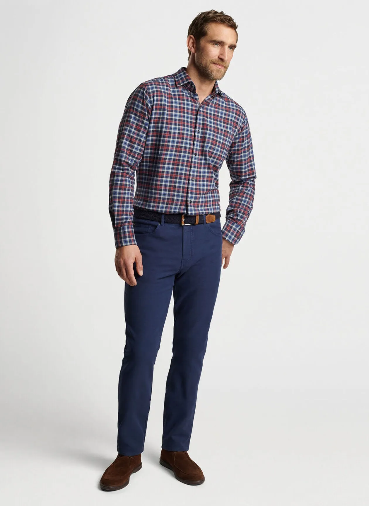 Peter Millar COASTLINE FIVE-POCKET PANT-Navy