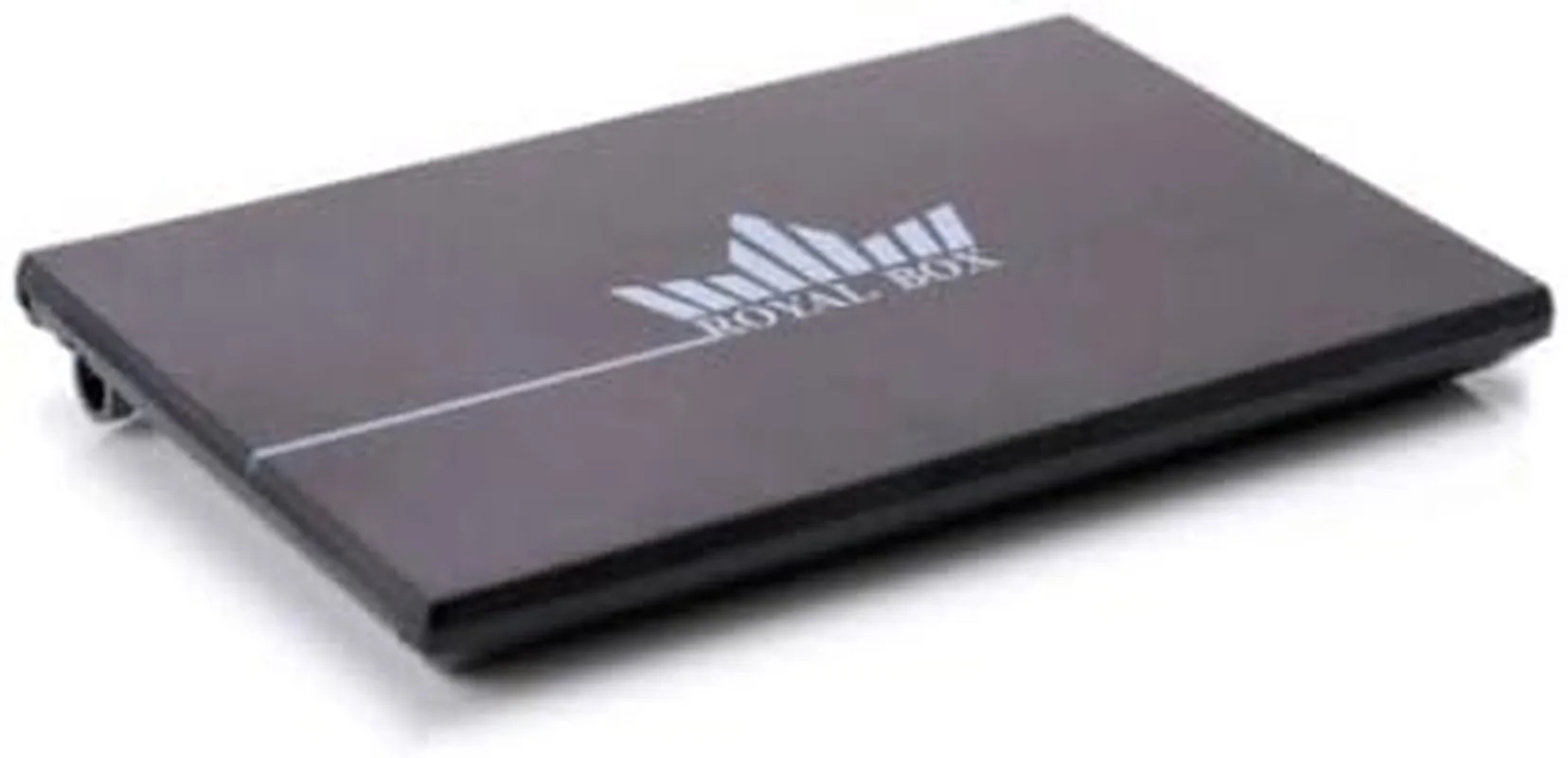 Snuff Wallet - Royal Box Black - , Matt Black, Elegant & Convenient Multi-Compartment Box