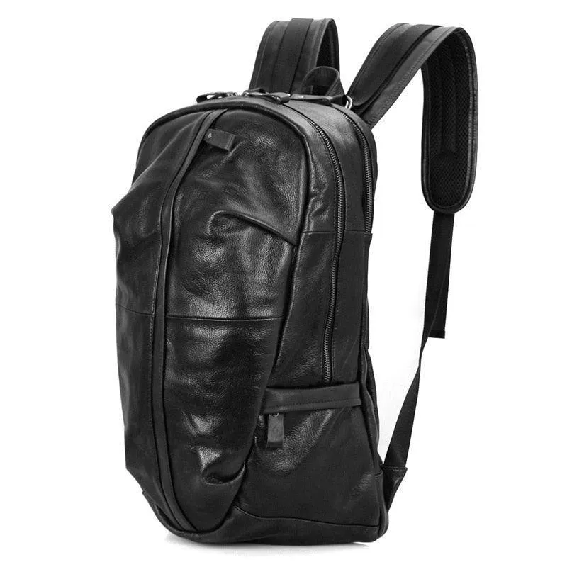 Soft Leather Backpacks Travel Bags For Men Genuine Leather