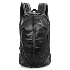 Soft Leather Backpacks Travel Bags For Men Genuine Leather