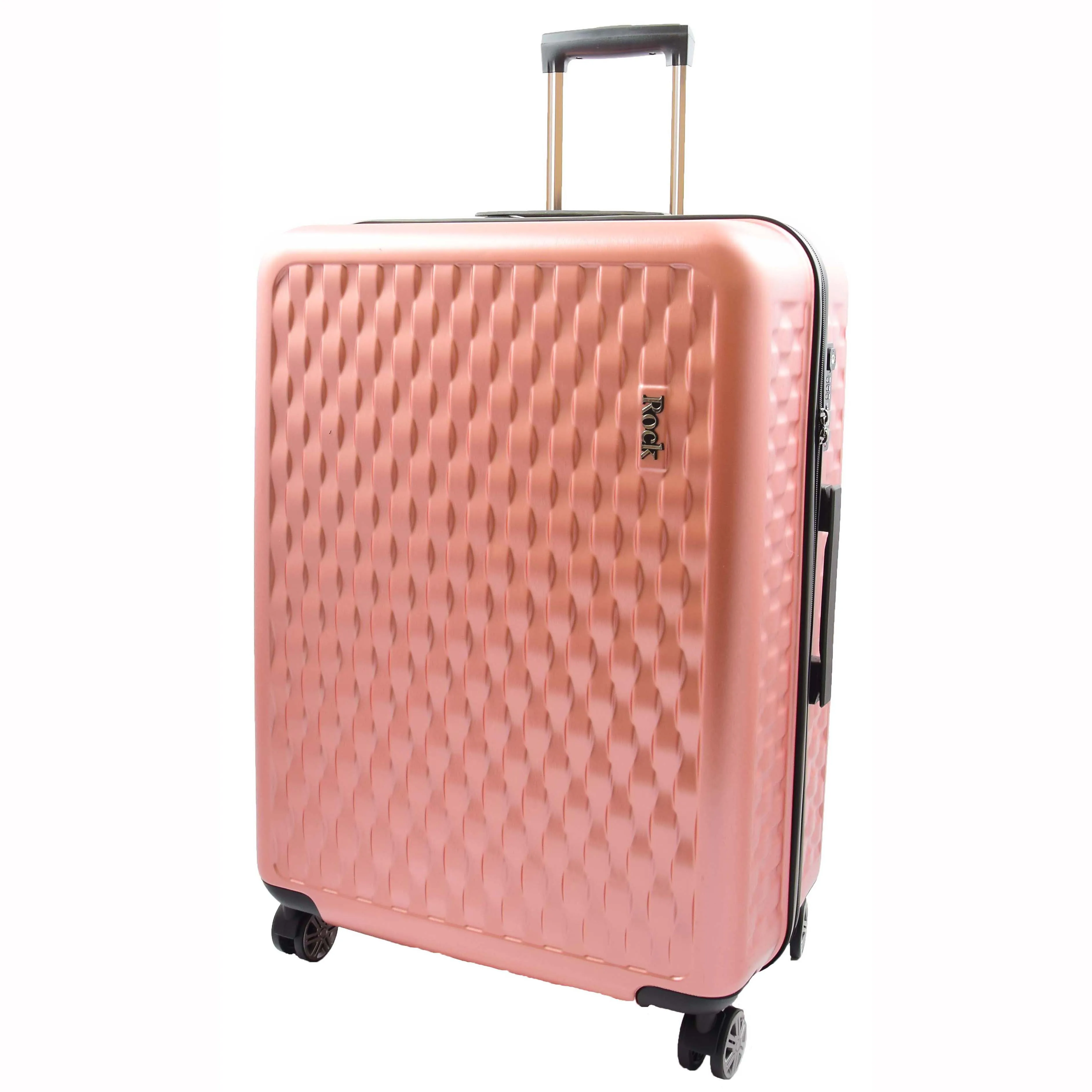 Travel Luggage 8 Wheel 360 Spinner Macau Rose Pink