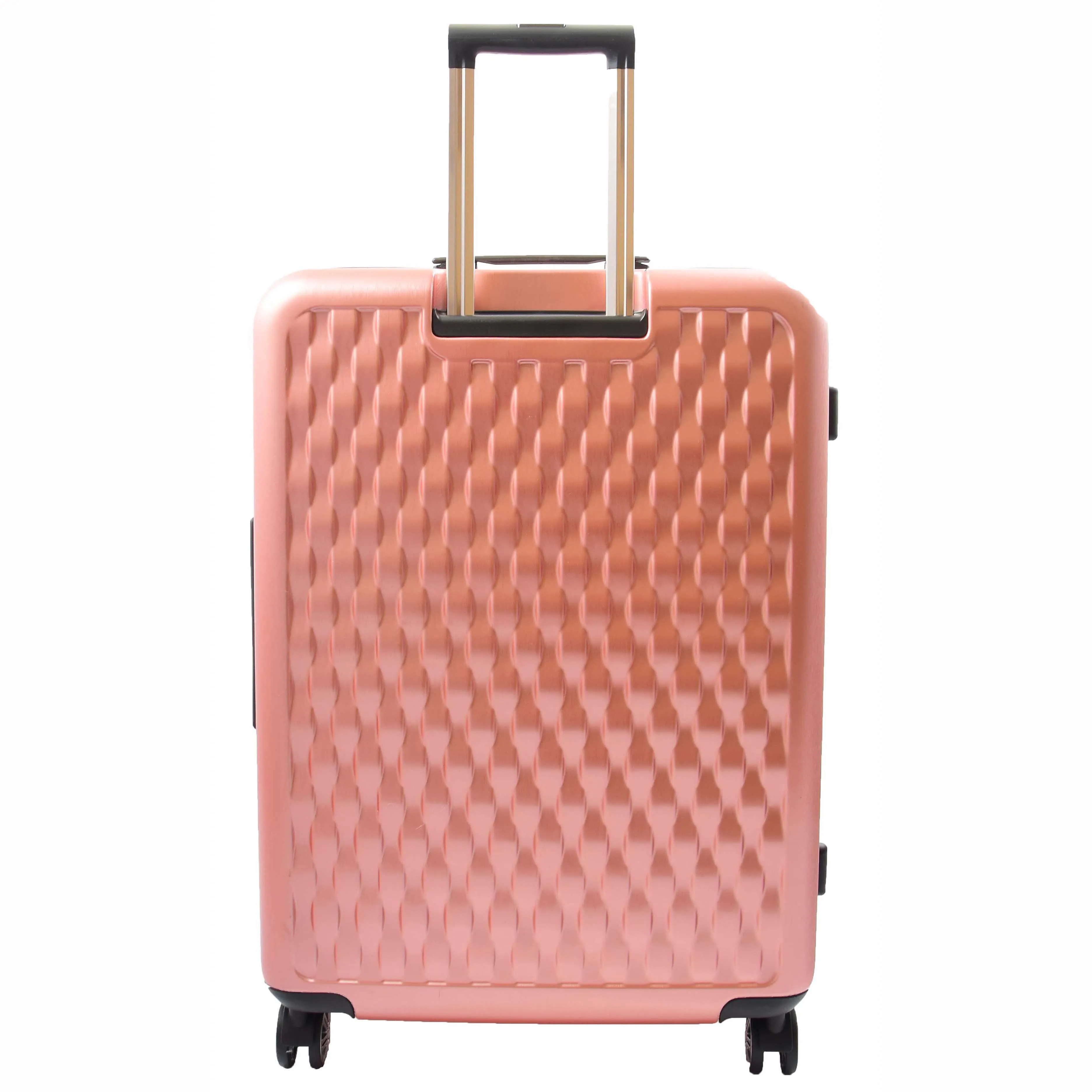 Travel Luggage 8 Wheel 360 Spinner Macau Rose Pink