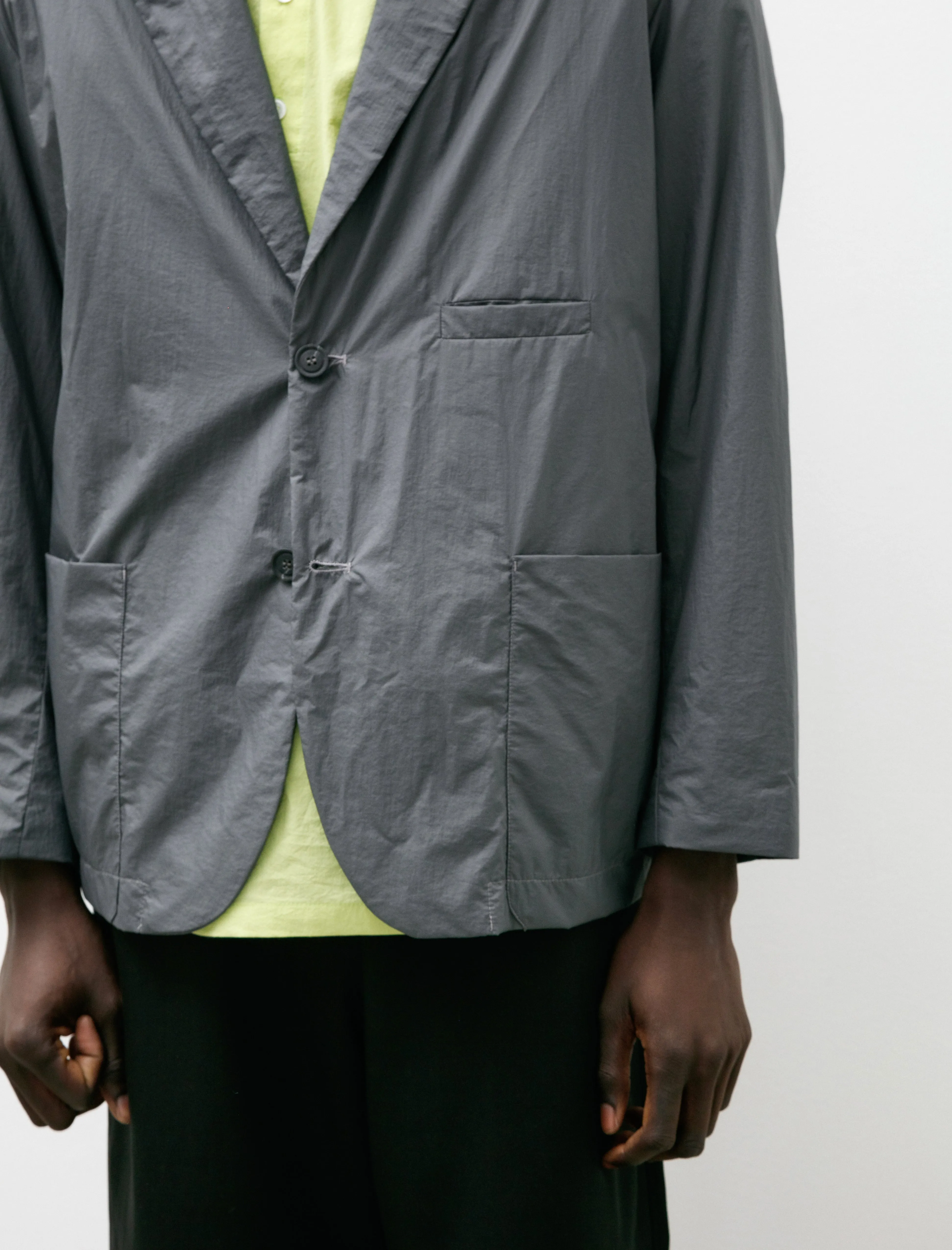 Travel Suit Jacket B Gray