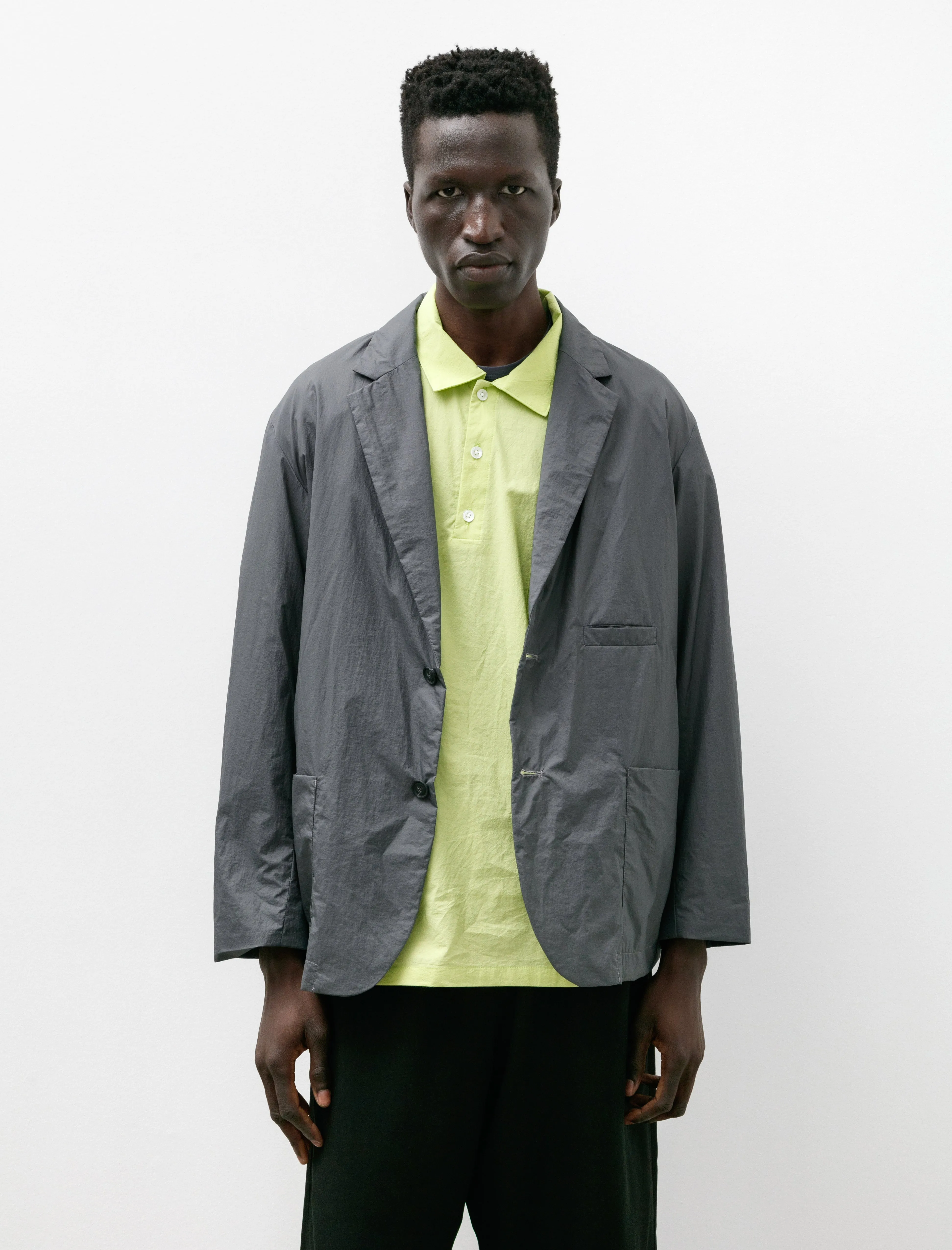 Travel Suit Jacket B Gray