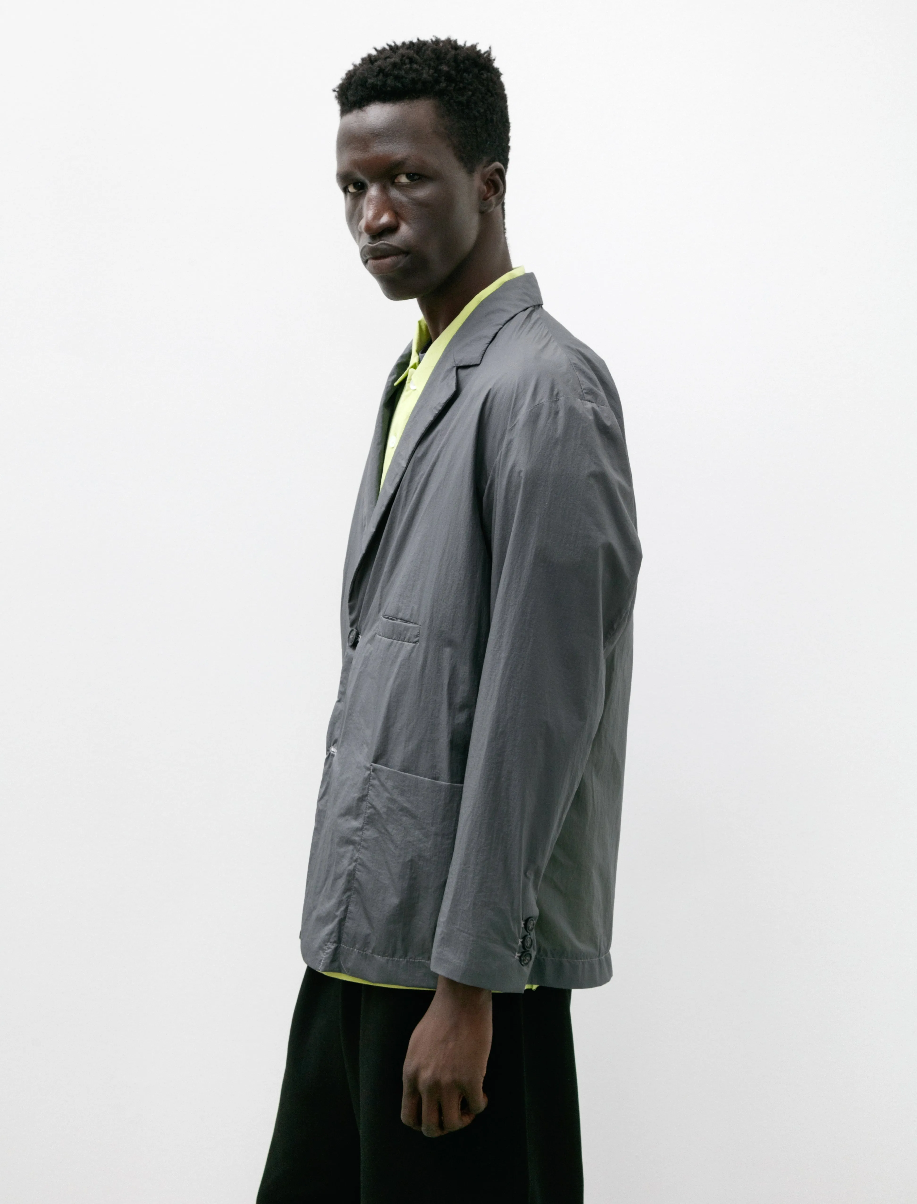 Travel Suit Jacket B Gray