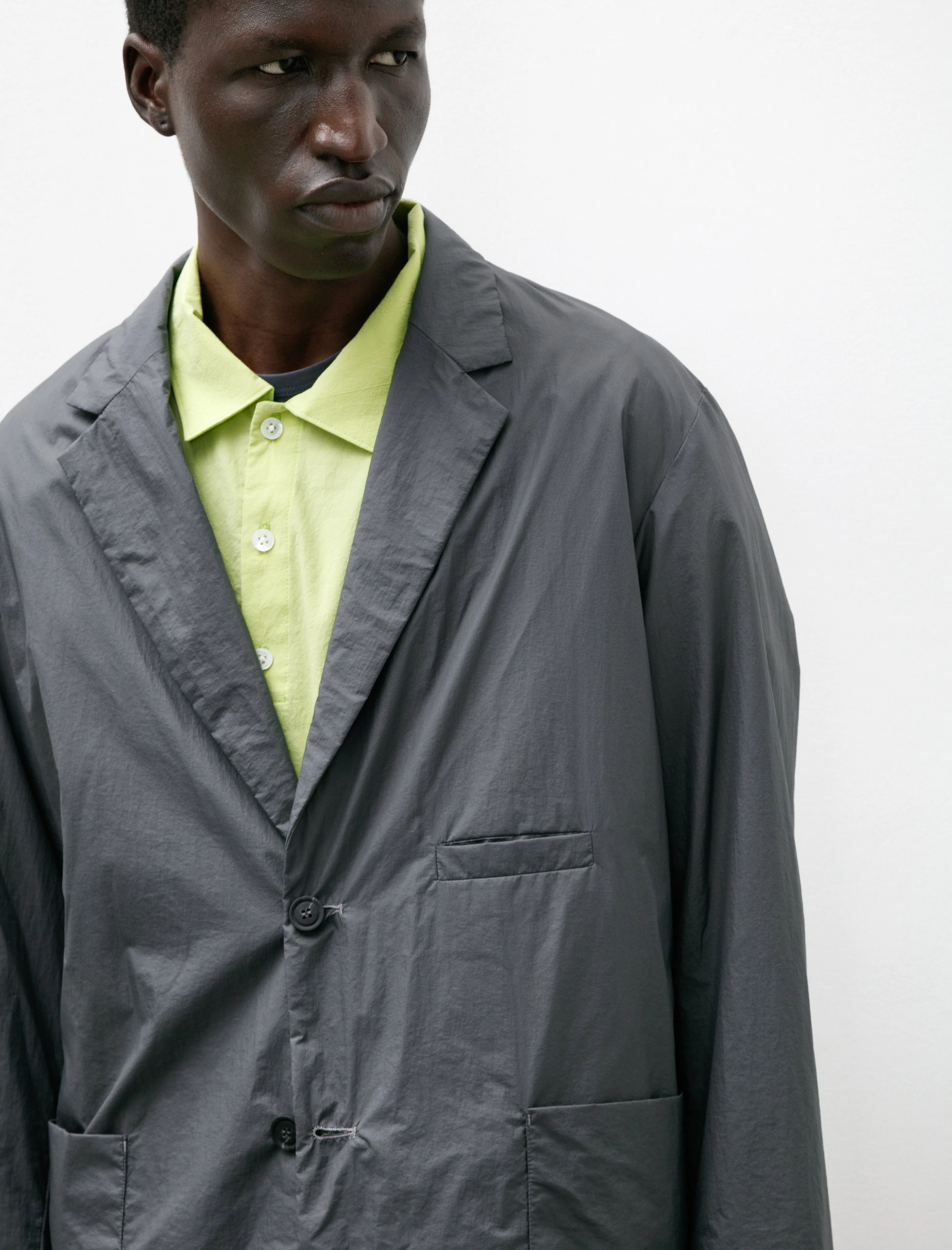 Travel Suit Jacket B Gray
