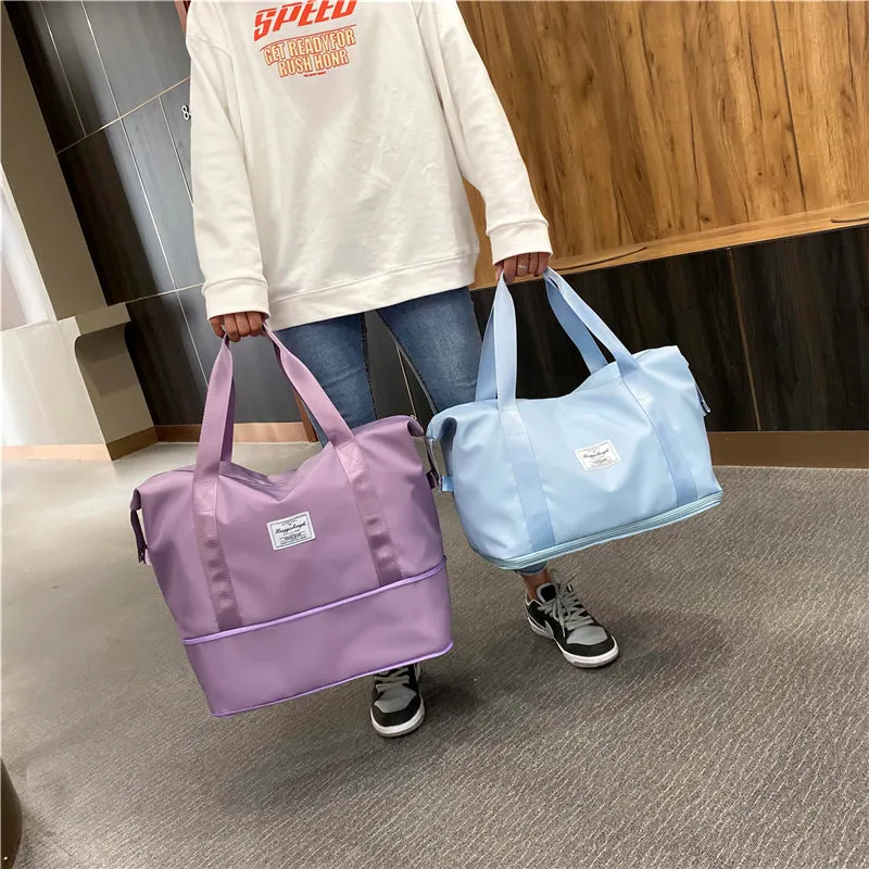 wet and dry separation sports bag