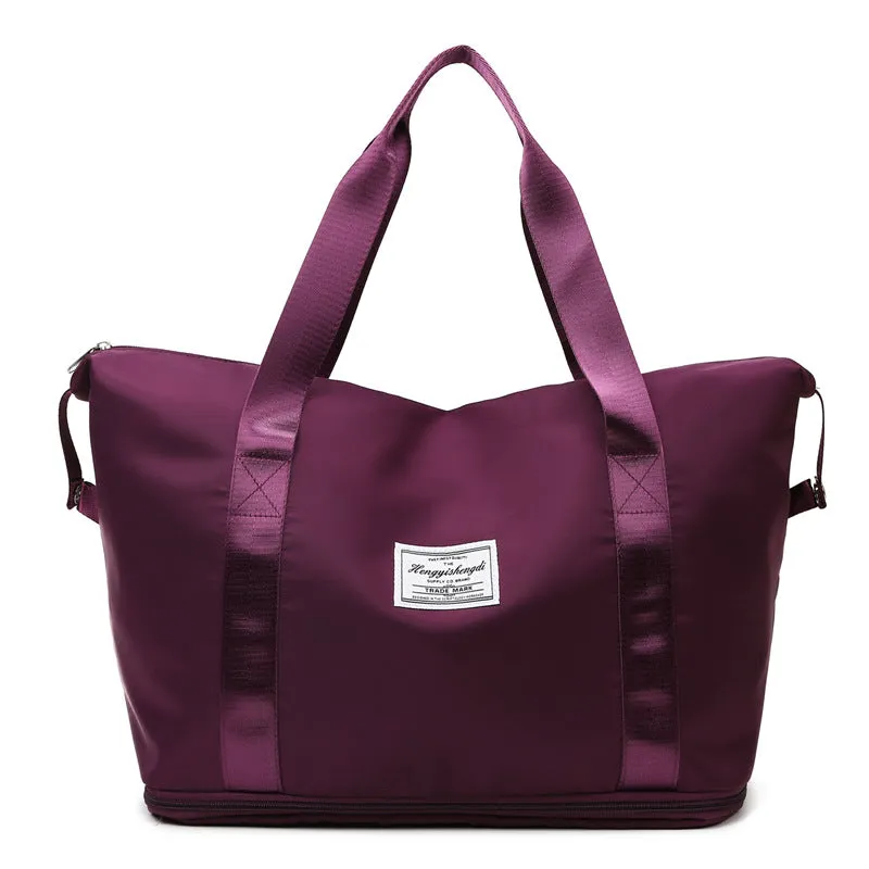 wet and dry separation sports bag