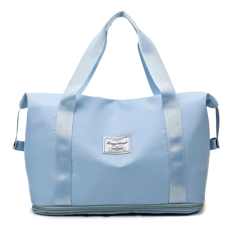 wet and dry separation sports bag