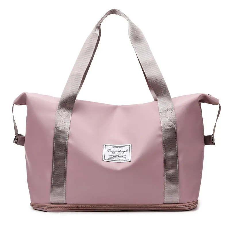 wet and dry separation sports bag