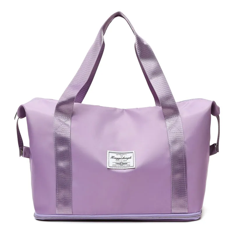 wet and dry separation sports bag