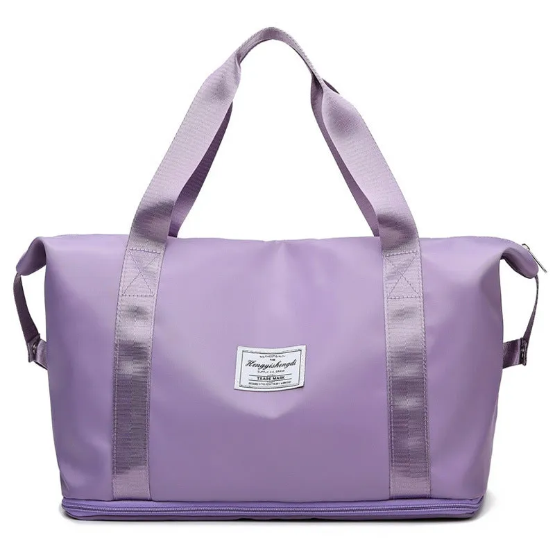 wet and dry separation sports bag