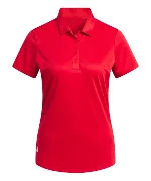 Womens adidas Performance polo | Collegiate Red